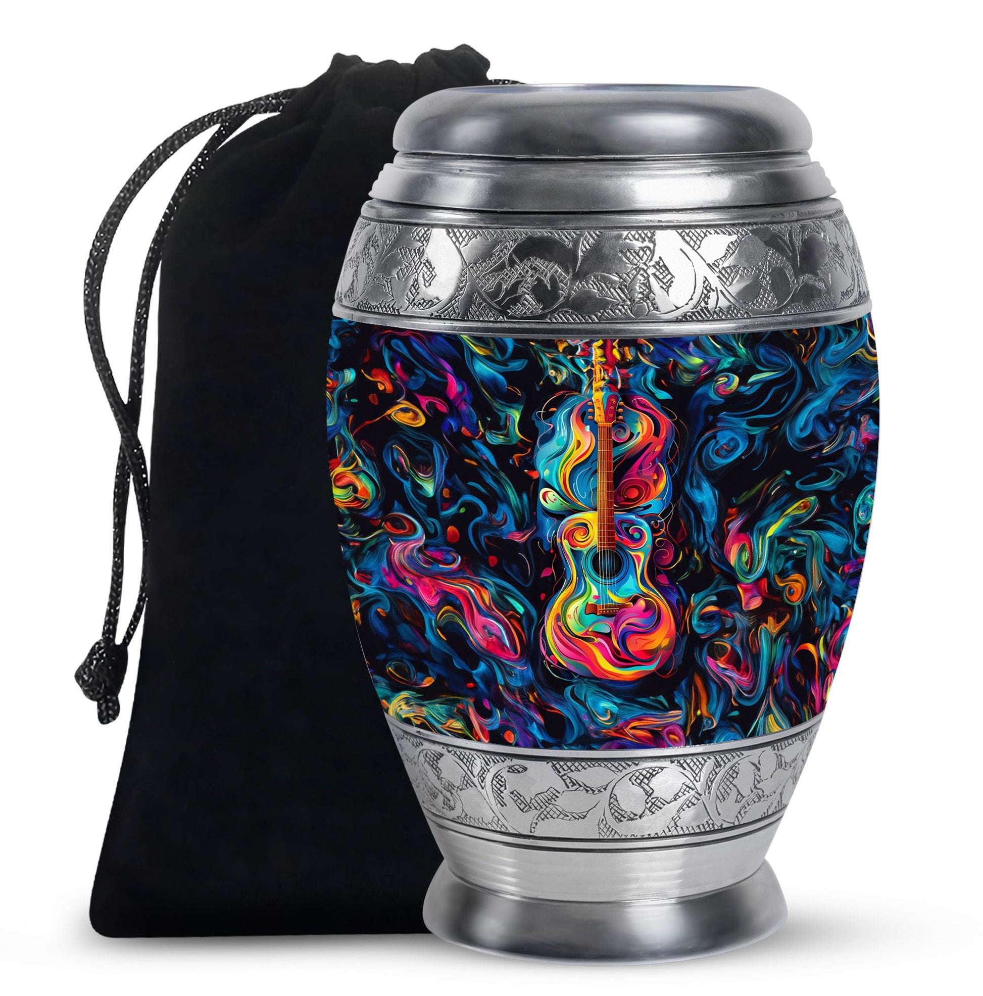 Guitar Urn For Human Ashes - Burial Urns For Men & Women