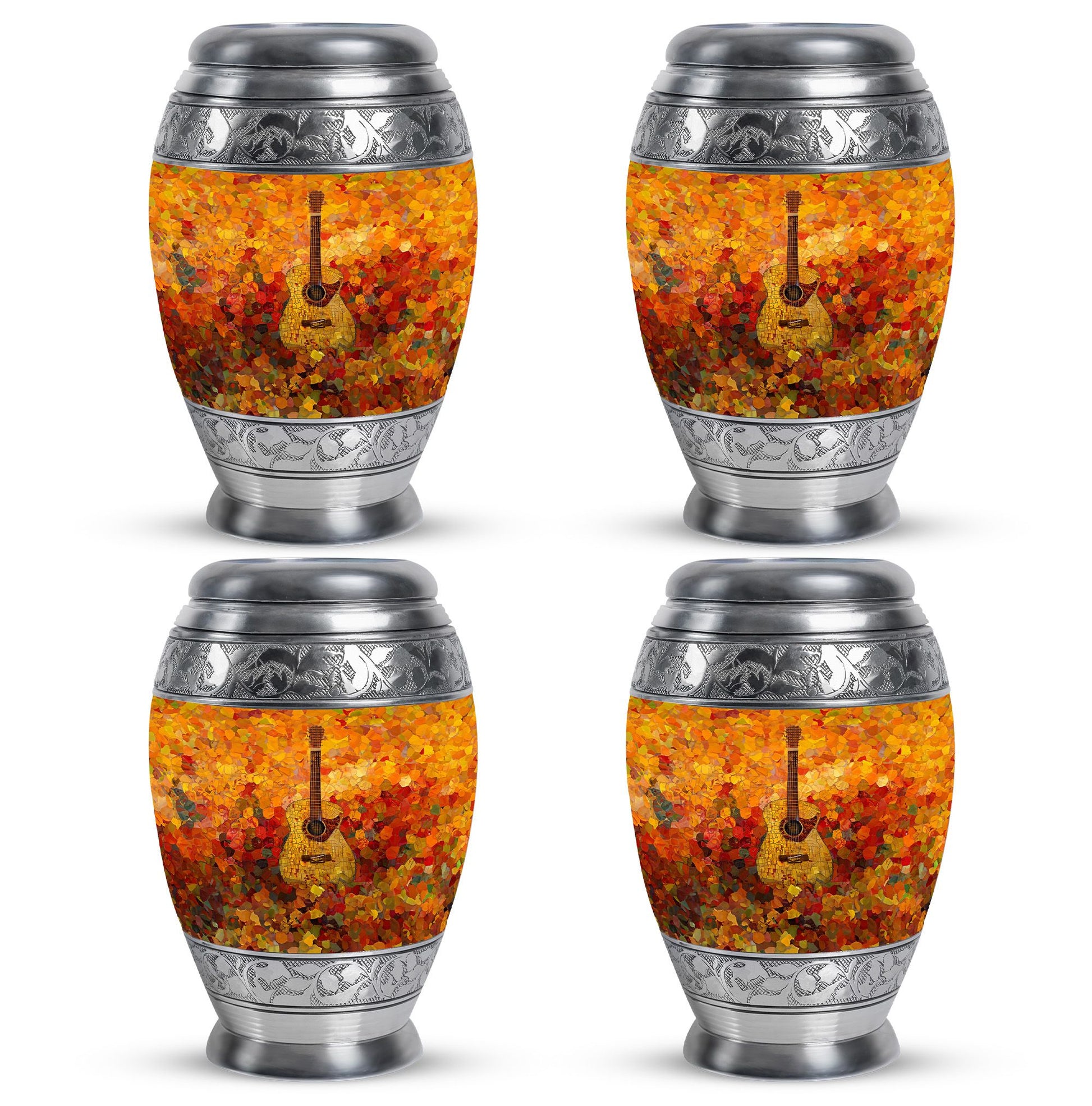 Guitar Cremation Urns For Human Ashes Funeral, Ashes Urn