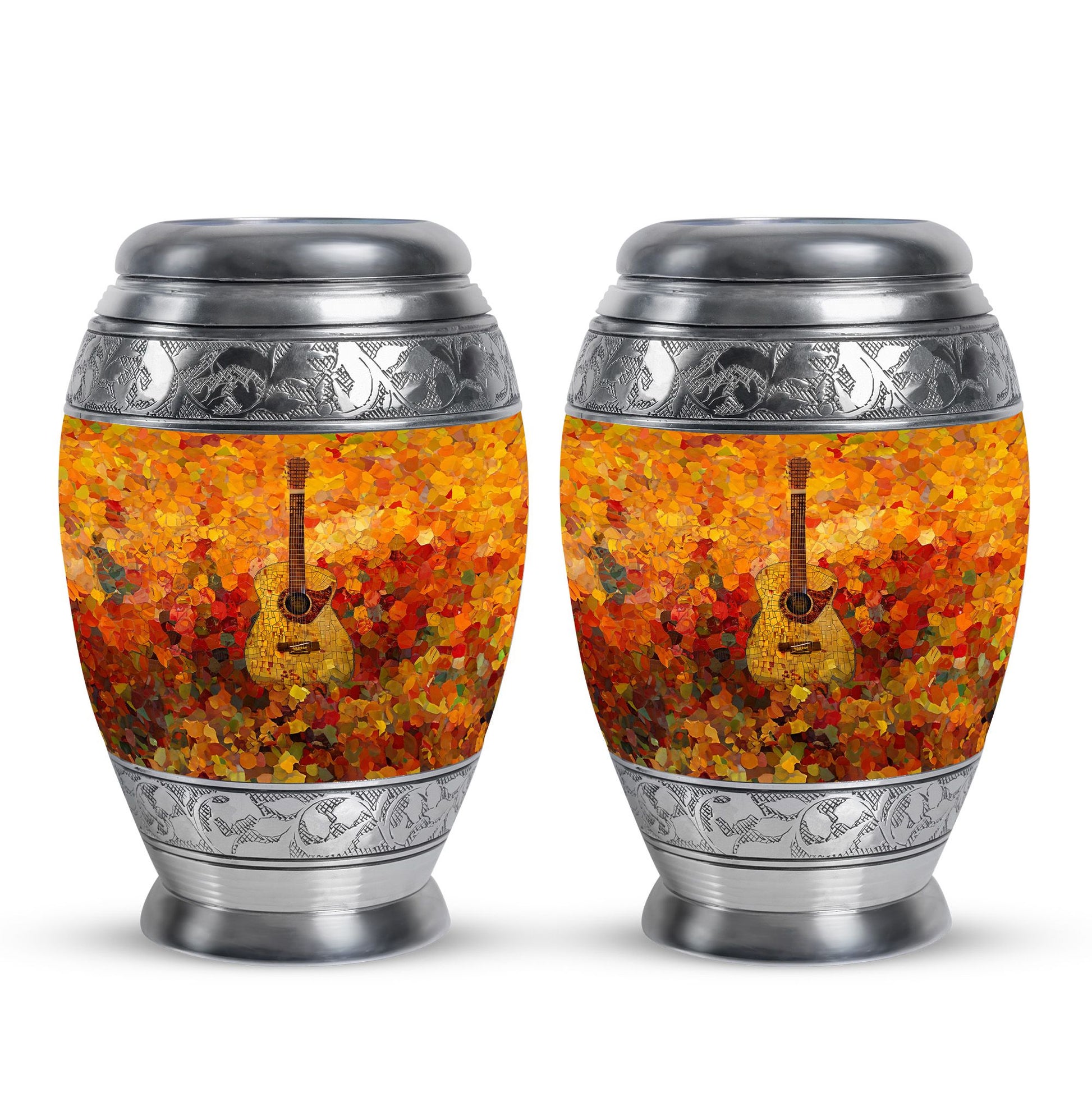 Guitar Cremation Urns For Human Ashes Funeral, Ashes Urn