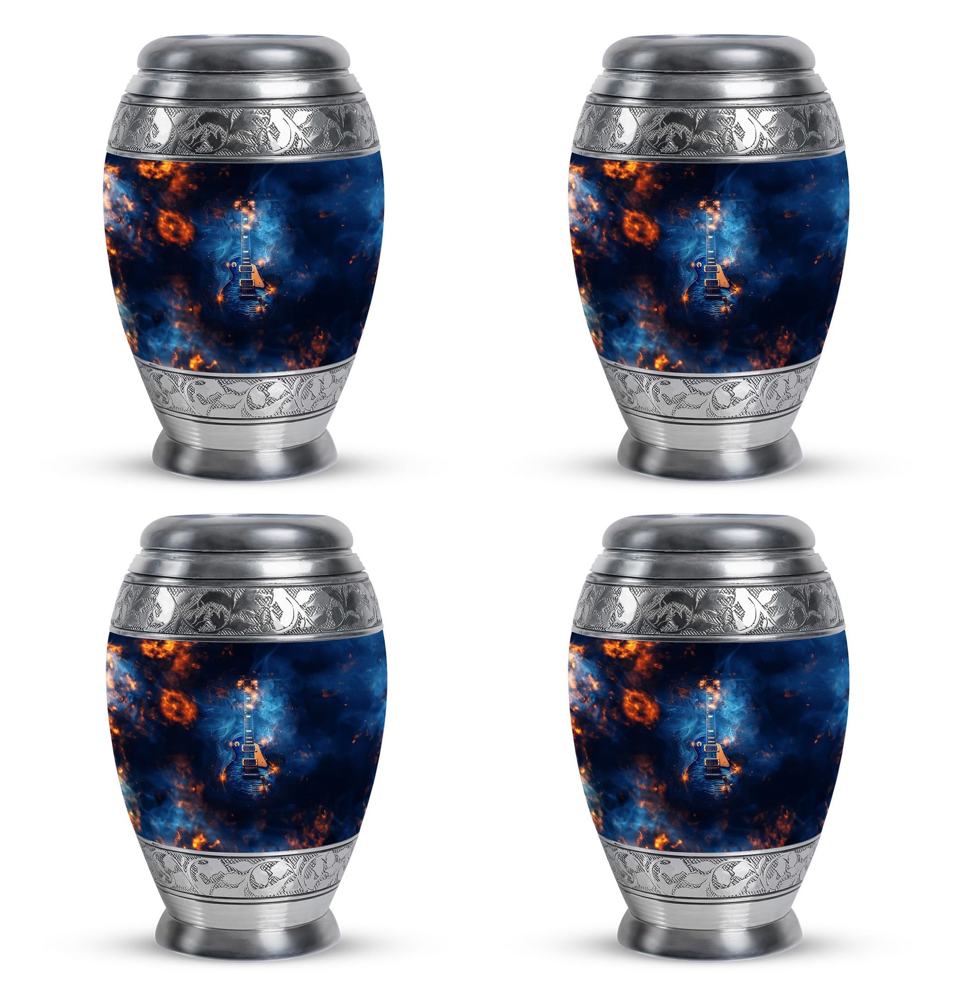 Guitar Urn For Ashes Funeral, Ashes Memorial Urn