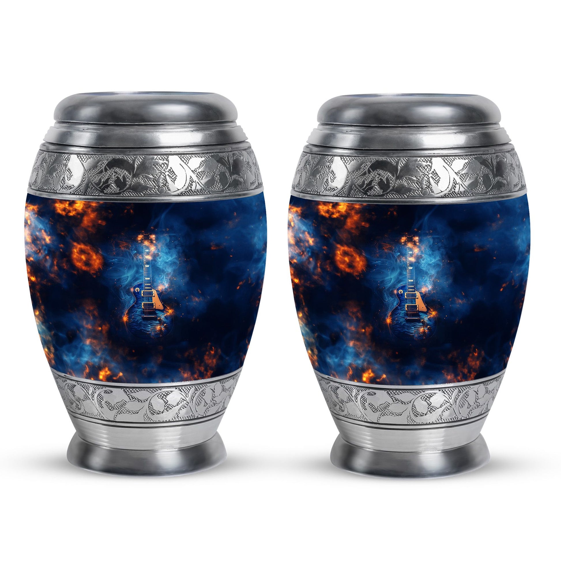 Guitar Urn For Ashes Funeral, Ashes Memorial Urn