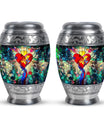 Stained Glass Cremation Urns Large Adult - Cremation Urns For Men