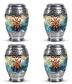 Stained Glass Cremation Urns Large & Small Combo - Funeral Urns For Man