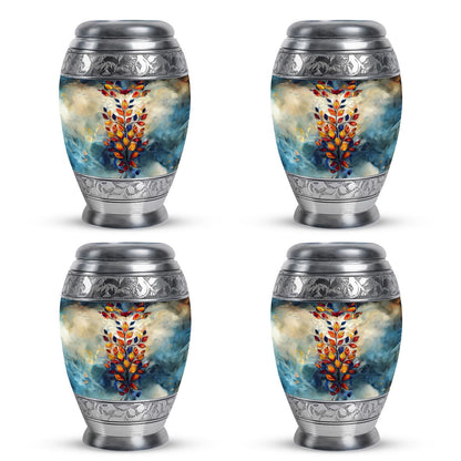 Glass Artistic Keepsake Urn for Human Ashes - 10-inch, 200 cu in - Yatskia