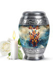 Stained Glass Cremation Urns Large & Small Combo - Funeral Urns For Man
