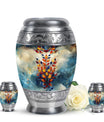 Stained Glass Cremation Urns Large & Small Combo - Funeral Urns For Man