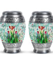 Stained Glass Cool Urns For Ashes - Funeral Urns For Man and Women