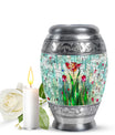 Stained Glass Cool Urns For Ashes - Funeral Urns For Man and Women
