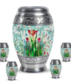 Stained Glass Cool Urns For Ashes - Funeral Urns For Man and Women