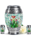 Stained Glass Cool Urns For Ashes - Funeral Urns For Man and Women