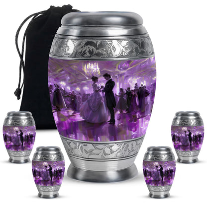 Personalized Dancer Memorial Urn for Human Ashes - 10-inch, 200 cu in - Yatskia