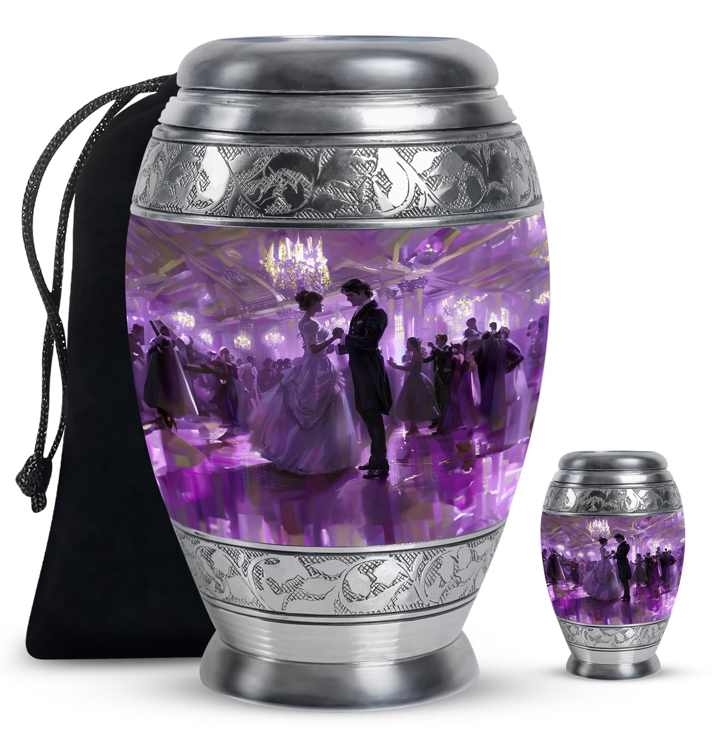 Personalized Dancer Memorial Urn for Human Ashes - 10-inch, 200 cu in - Yatskia