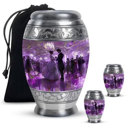 Personalized Dancer Memorial Urn for Human Ashes - 10-inch, 200 cu in - Yatskia