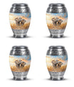 Elephant Family Decorative Urns Large Funeral, Ashes Urn For Ashes