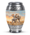 Elephant Family Cremation Urns For Men Funeral, Ashes Cremation Urn