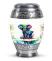 Elephant Family Burial Urn For Adult Ashes Large Funeral, Ashes Urn