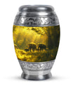 Elephant Family Cremation Urns For Human Ashes - Mini Urn Set For Ashes