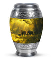 Elephant Family Cremation Urns For Human Ashes - Mini Urn Set For Ashes