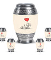 Elephant Family Cremation Urns For Human Ashes - Keepsake Urn Set