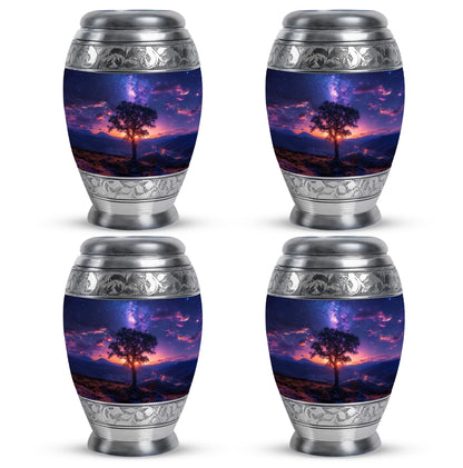 Personalized Galaxy Cremation Urn for Women - 10-inch, 200 cu in - Yatskia