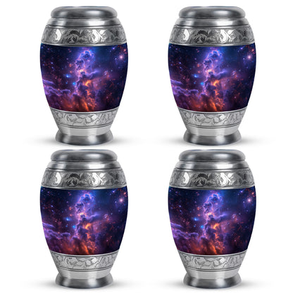 Personalized Galaxy Cremation Urn for Human Ashes - 10-inch, 200 cu in - Yatskia
