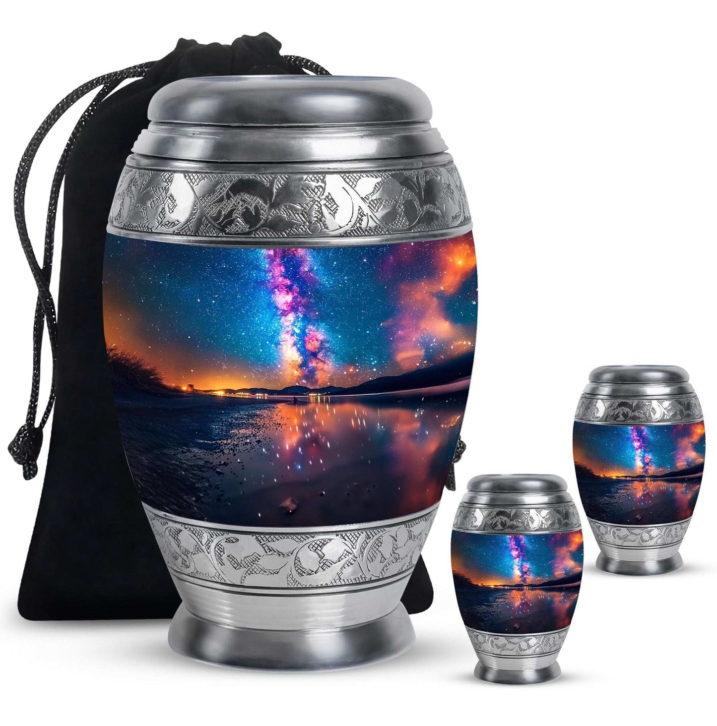 Milkyway Galaxy Cremation Urns For Adult Human Ashes Remains