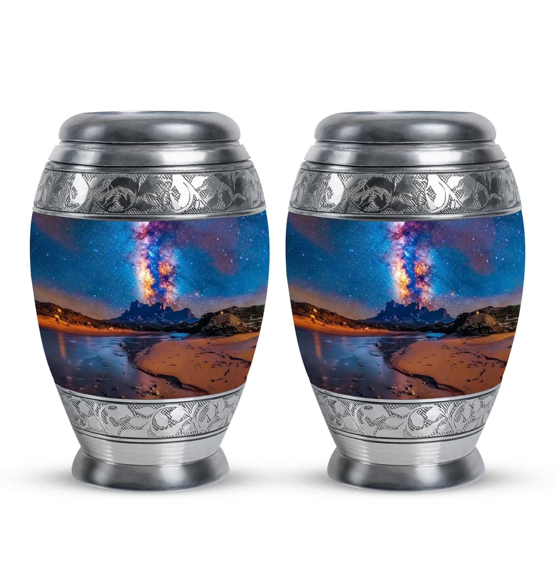 Milkyway Small & Large Urns For Ashes - Galaxy Cremation Urns