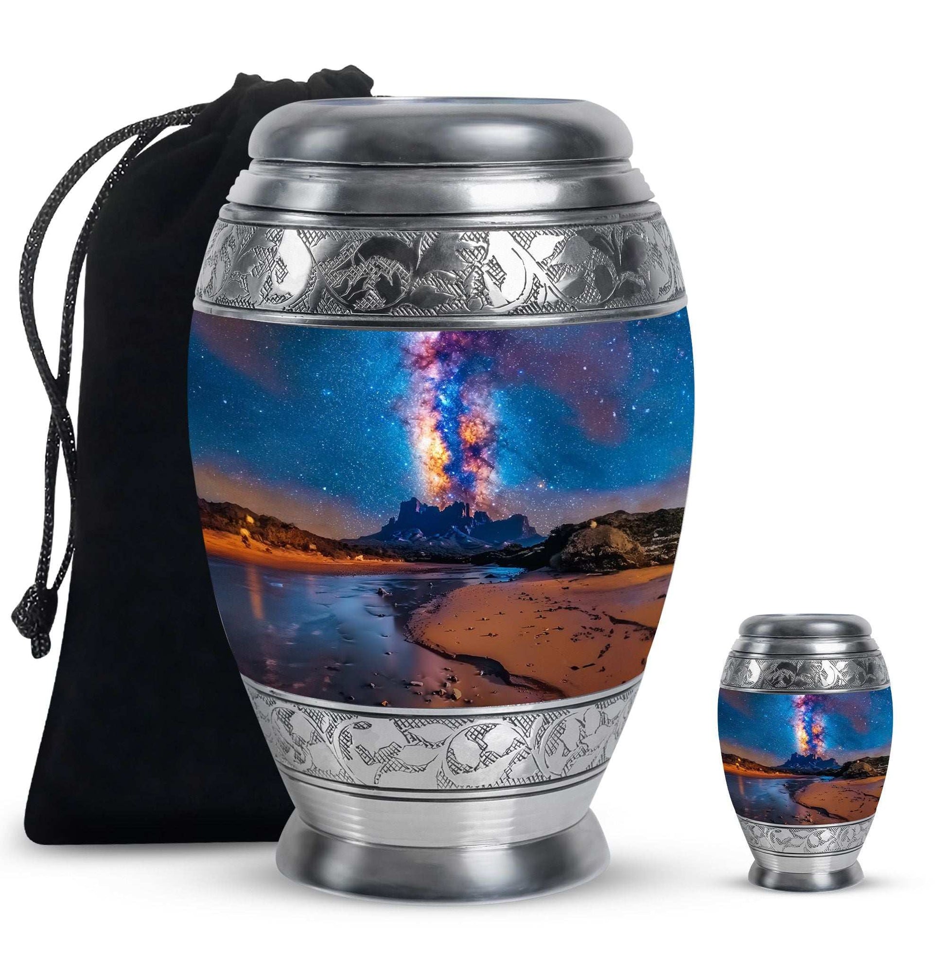 Milkyway Small & Large Urns For Ashes - Galaxy Cremation Urns