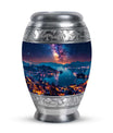 Milkyway Adult Urn Large Funeral Urn - Galaxy Decorative Urns For Ashes