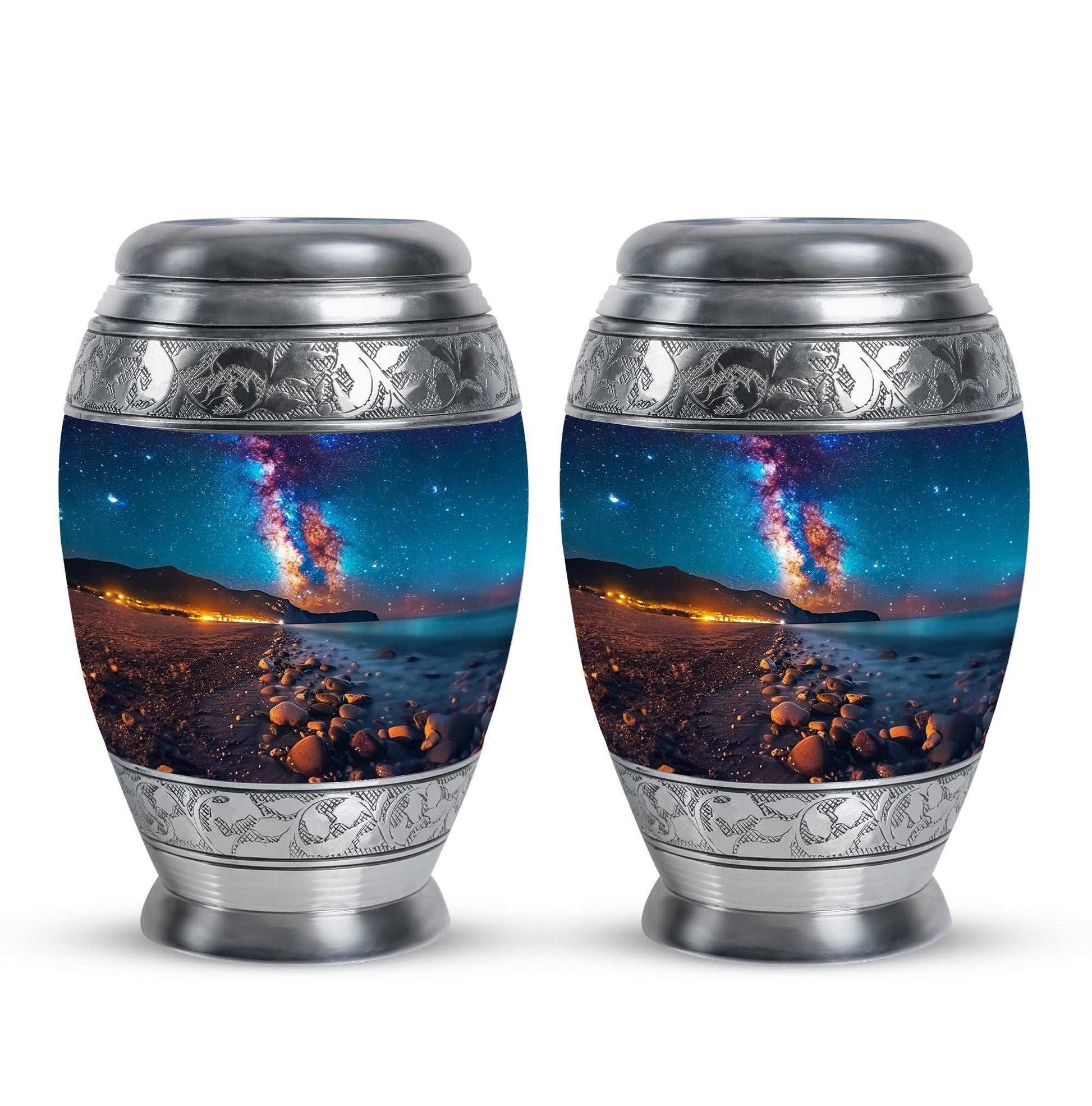Milkyway Urns For Adults - Galaxy Cremation Urns For Male & Female