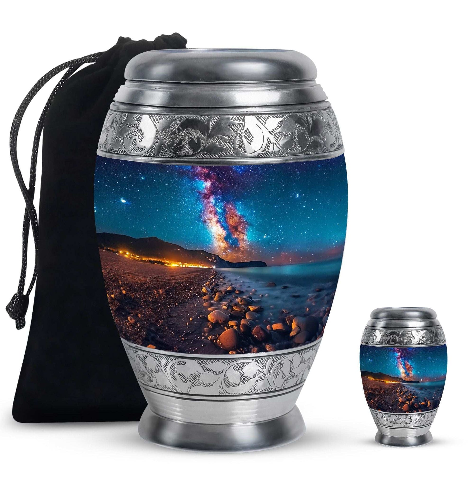 Milkyway Urns For Adults - Galaxy Cremation Urns For Male & Female