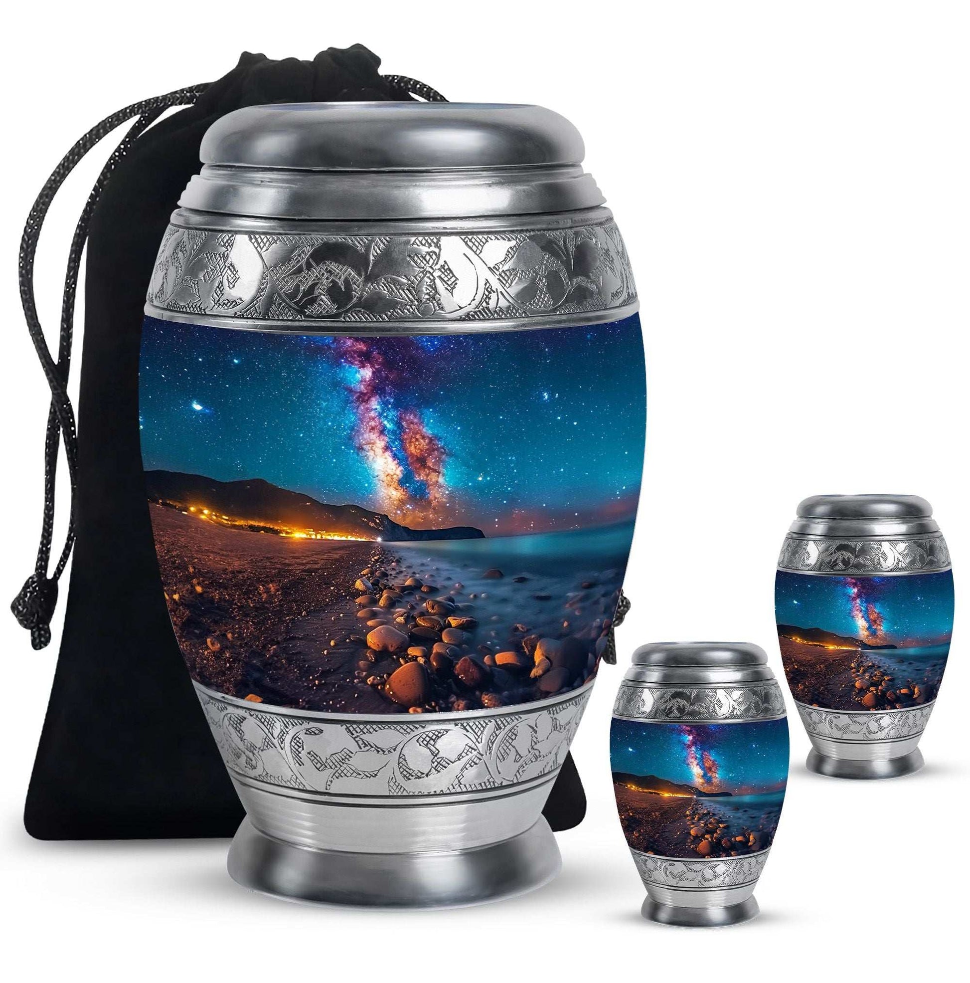 Milkyway Urns For Adults - Galaxy Cremation Urns For Male & Female