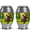 Father & Kids Large & Small Cremation Urns For Human Ashes