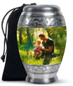 Father & Kids Large & Small Cremation Urns For Human Ashes