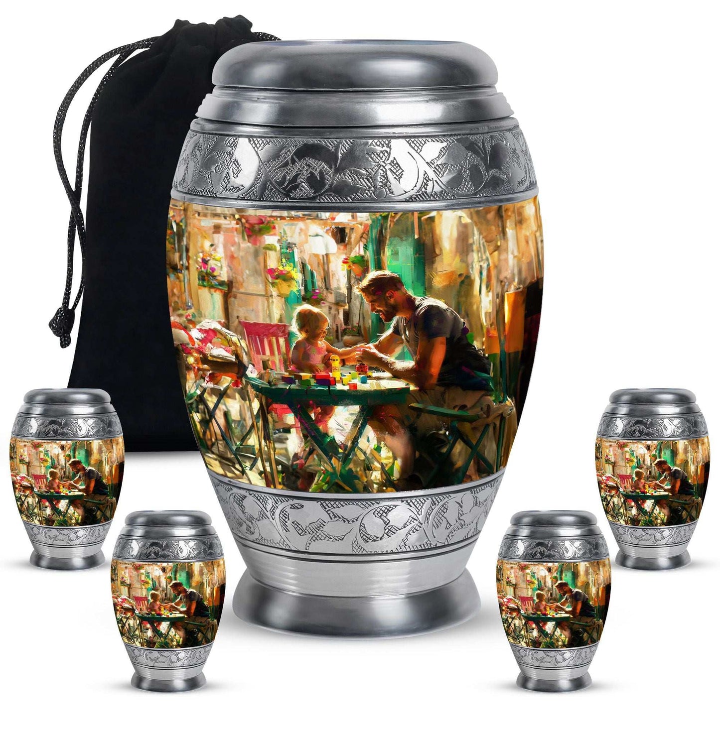Father Urn For Dad - Large & Small Cremation Urns For Human Ashes