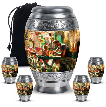 Father Urn For Dad - Large & Small Cremation Urns For Human Ashes
