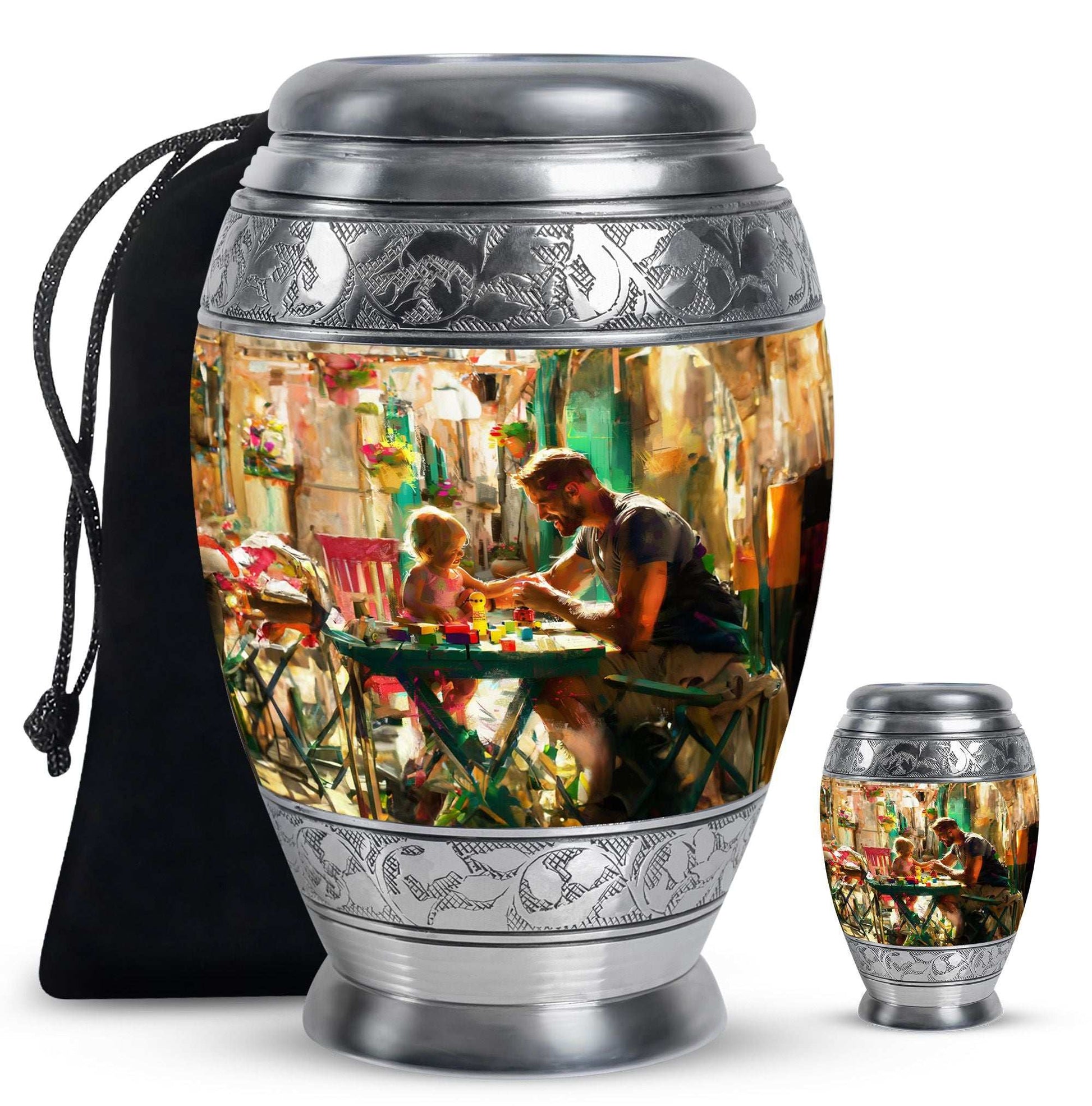Father Urn For Dad - Large & Small Cremation Urns For Human Ashes
