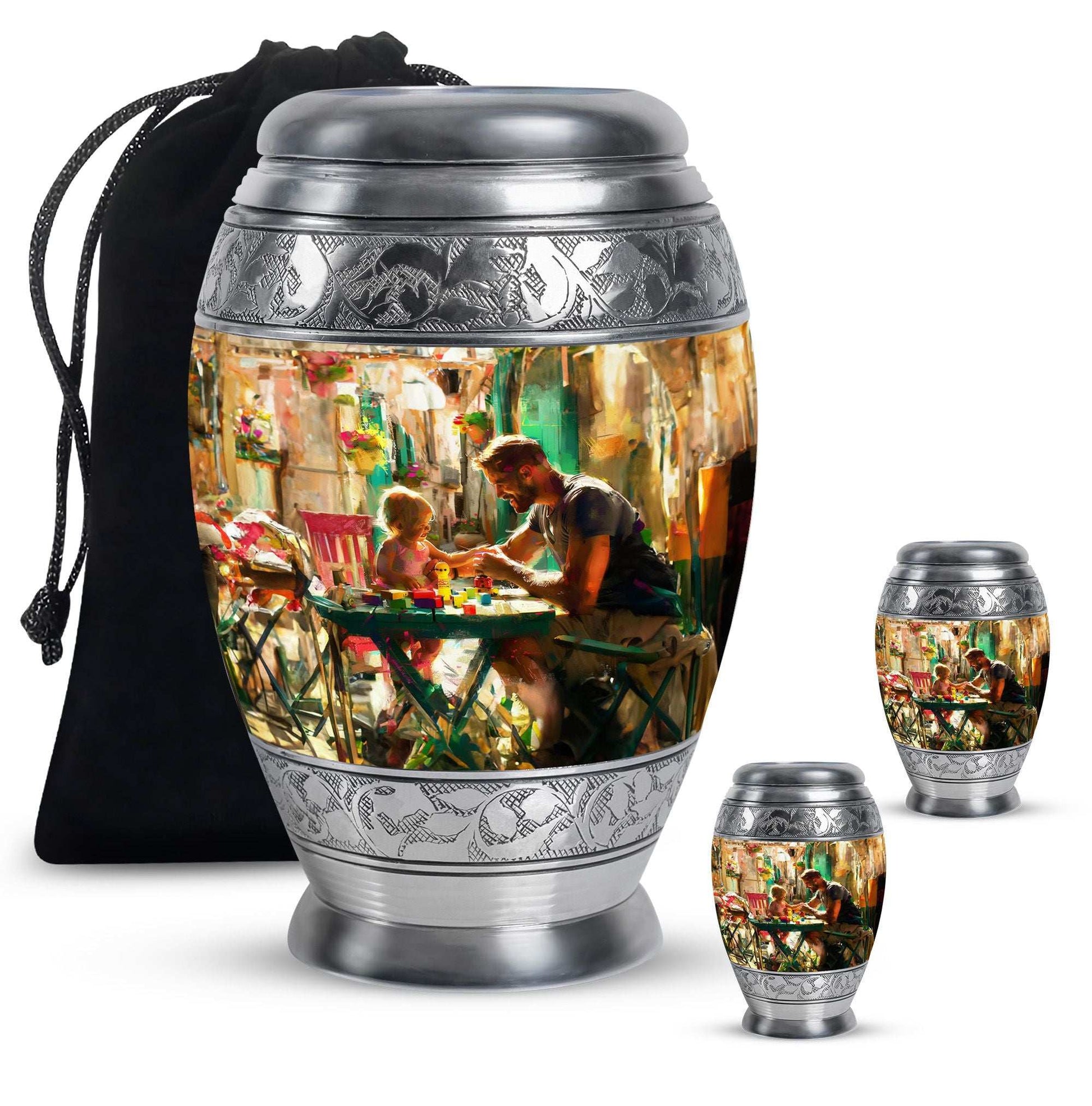 Father Urn For Dad - Large & Small Cremation Urns For Human Ashes