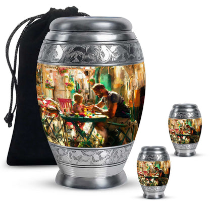 Father Urn For Dad - Large & Small Cremation Urns For Human Ashes