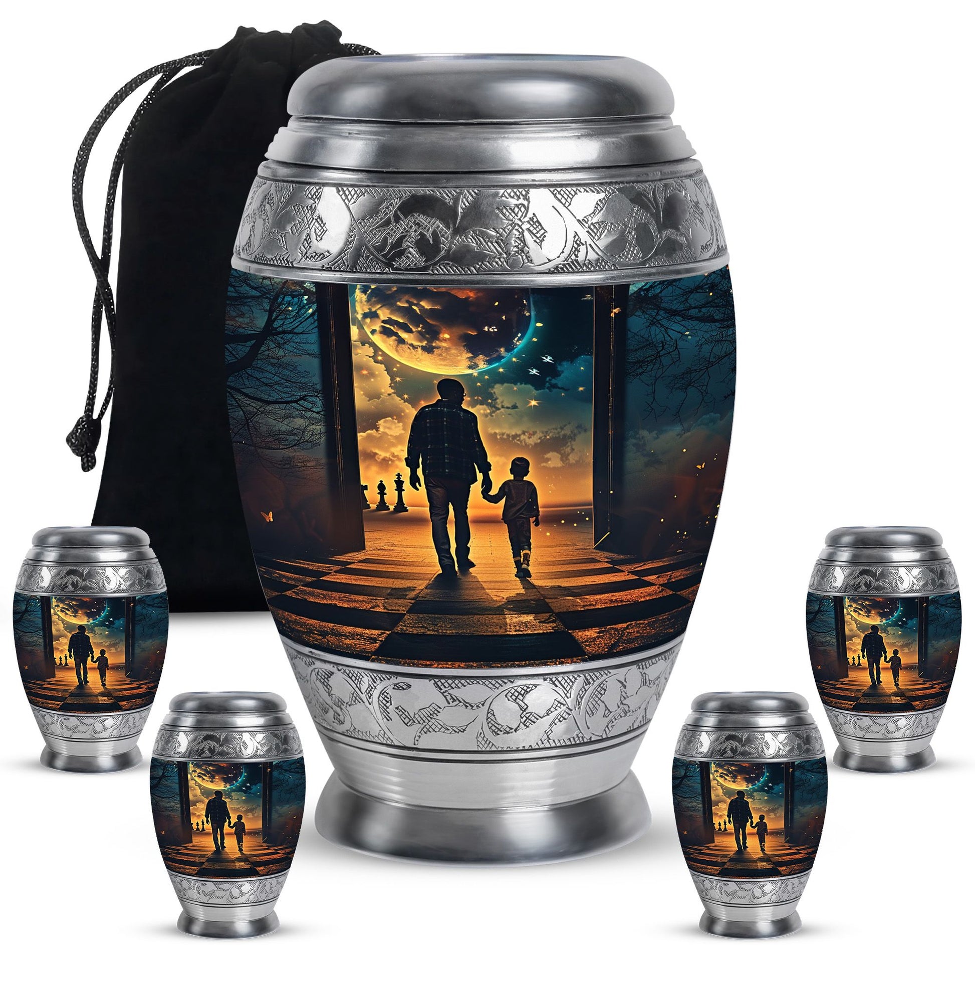 Father Urn For Ashes Adult Male Small Funeral, Ashes Urn For Ashes