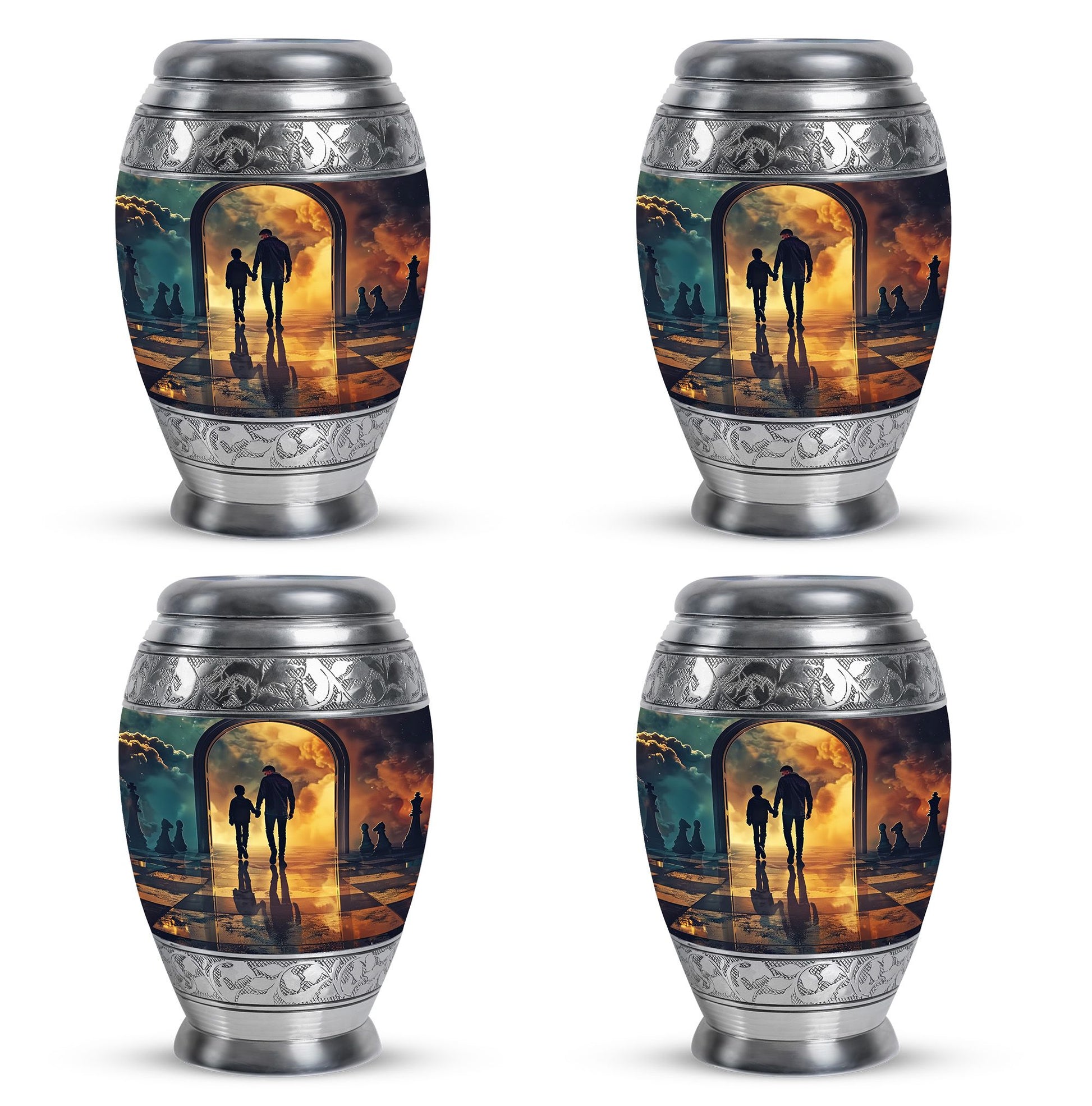 Father Medium Size Urns For Human Ashes Funeral, Ashes Cremation Urn