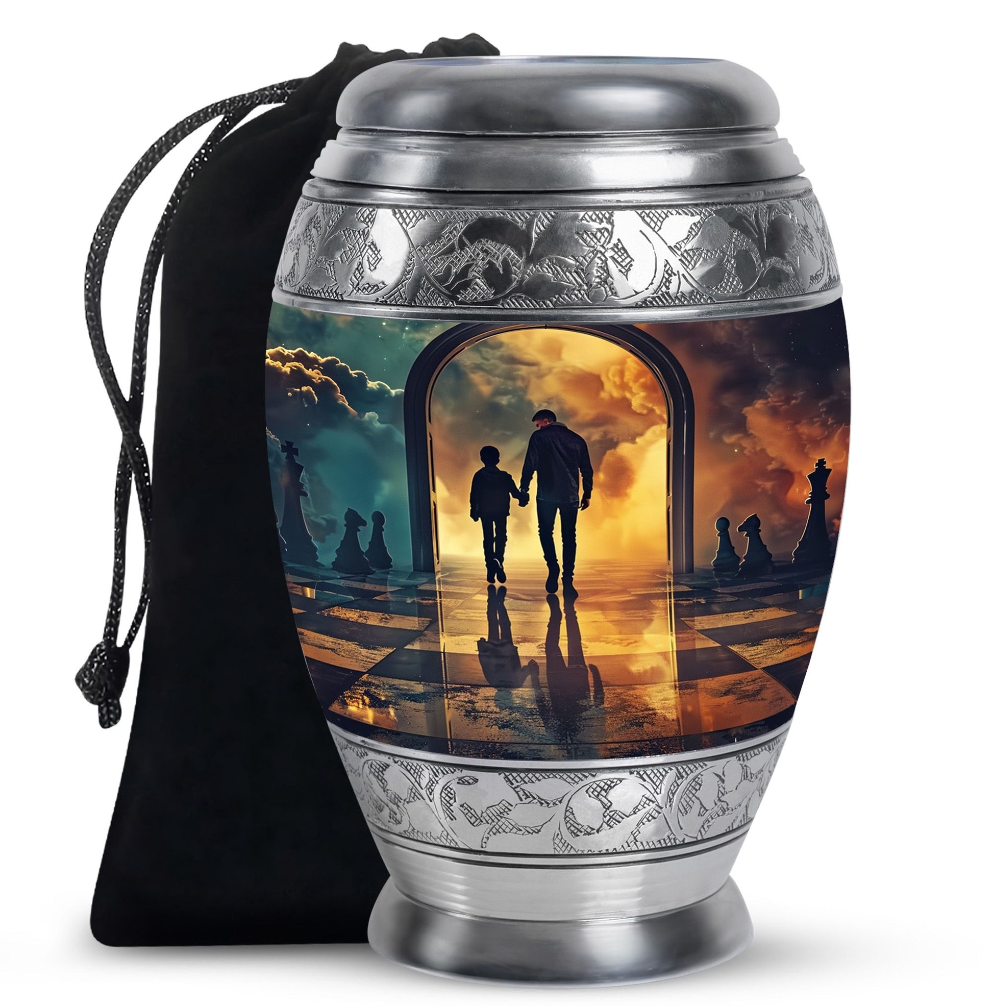 Father Medium Size Urns For Human Ashes Funeral, Ashes Cremation Urn