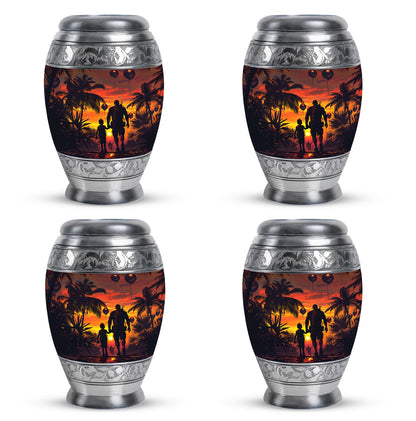 Personalized Galaxy Cremation Urn for Human Ashes - 10-inch, 200 cu in - Yatskia