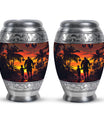 Father and Son Cremation Urns For Human Ashes - Sunset Funeral Urn