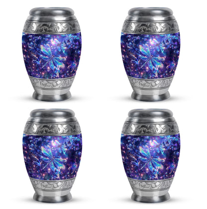 Personalized Dragonfly Cremation Urn for Human Ashes - 10-inch, 200 cu in - Yatskia