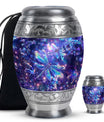 Cosmic Dragonfly Cremation Urns For Human Ashes - Funeral Urn For Ashes