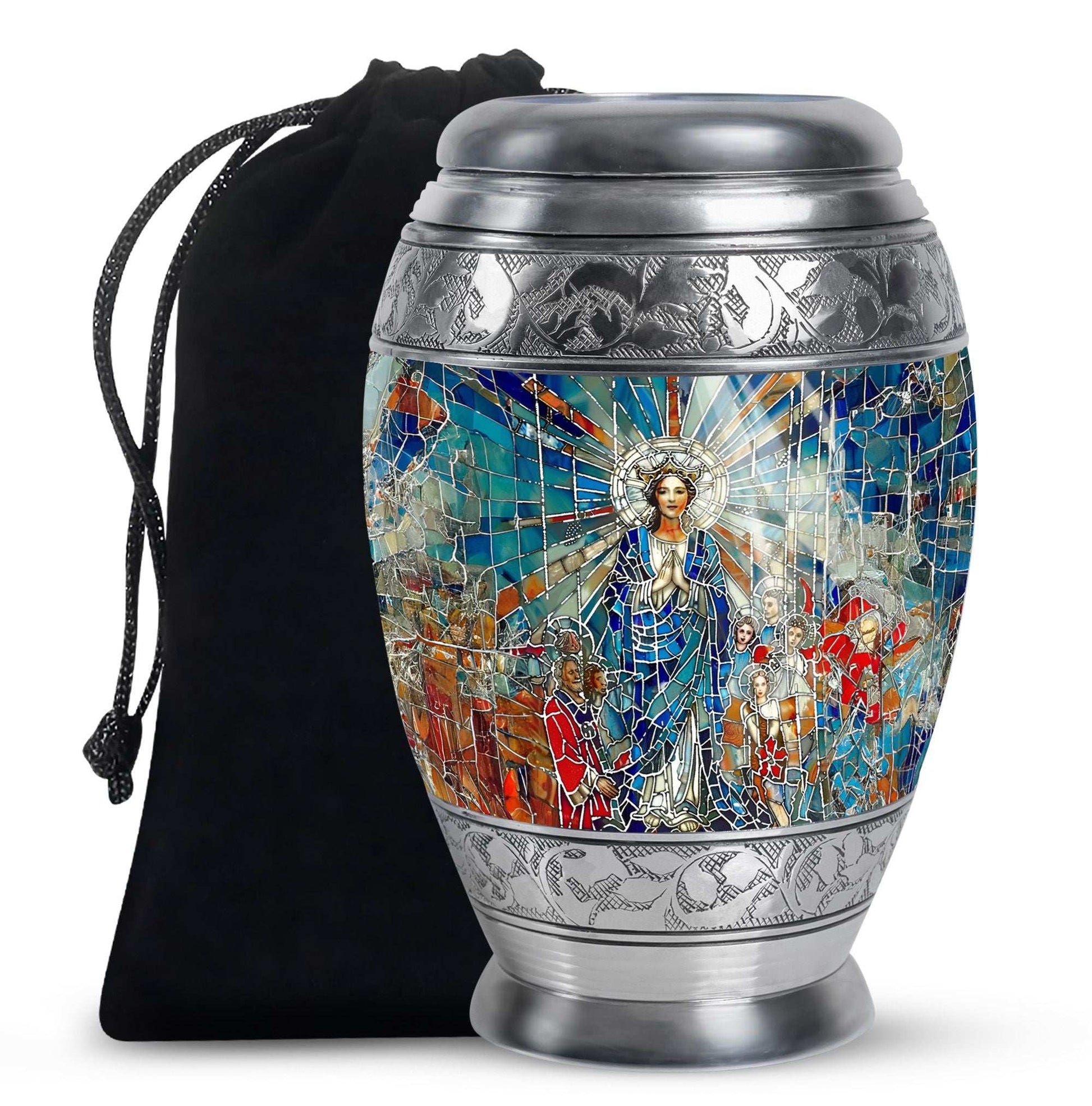 Virgin Mary Cremation Urn for Adult Ashes - Catholic Artistic Urns For Funeral