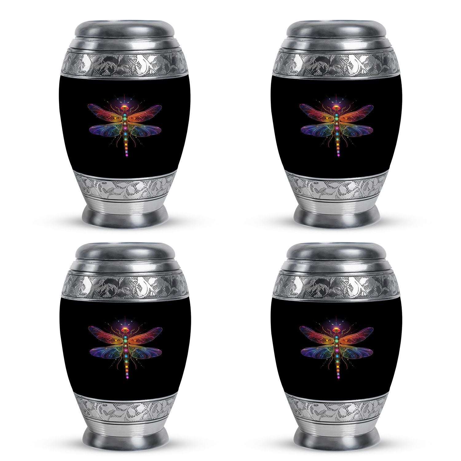 Cosmic Dragonfly Cremation Urns For Human Ashes - Urn For Men & Women