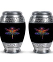 Cosmic Dragonfly Cremation Urns For Human Ashes - Urn For Men & Women