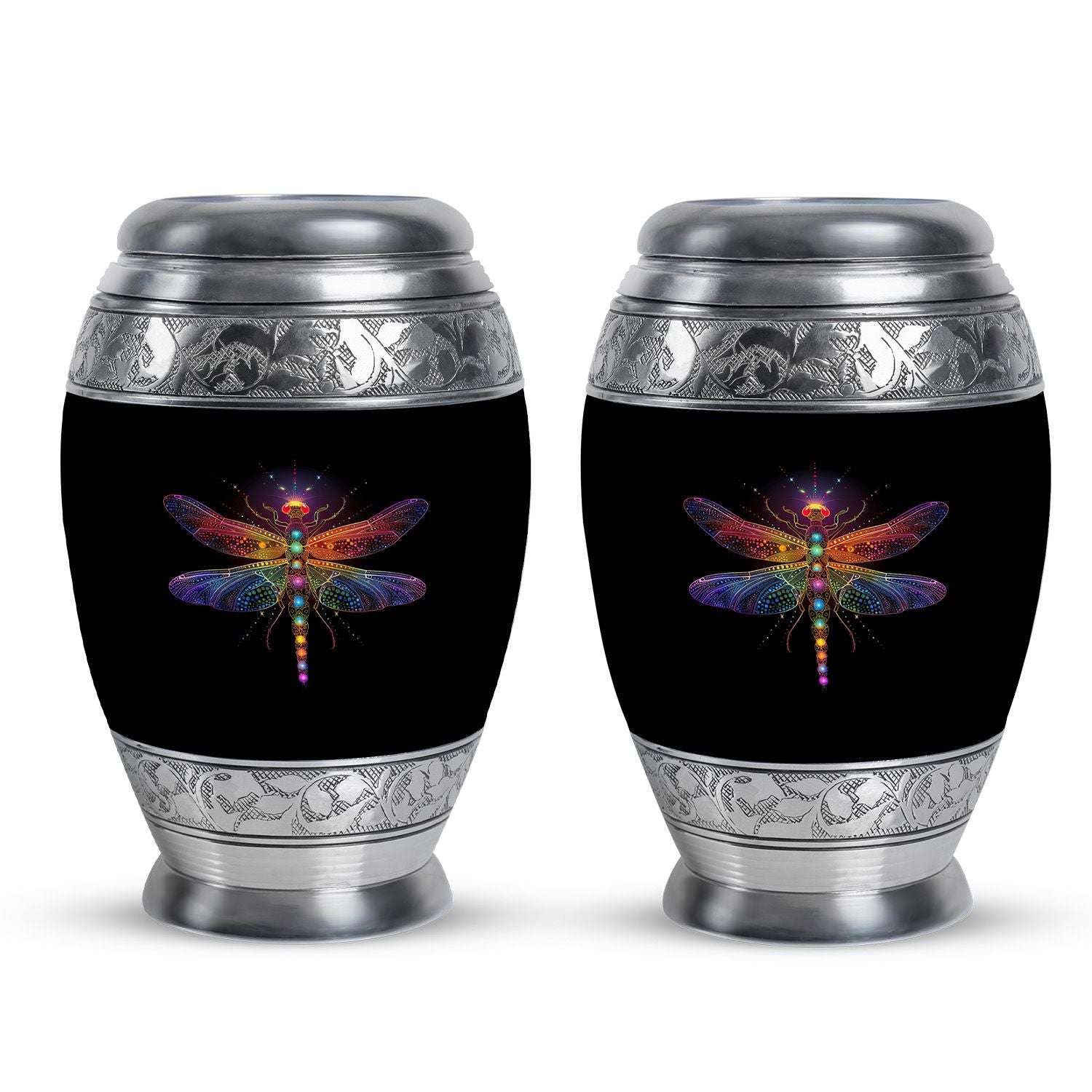 Cosmic Dragonfly Cremation Urns For Human Ashes - Urn For Men & Women